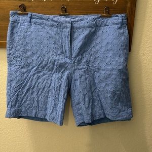Izod Blue Shorts Like New Woman Size 8